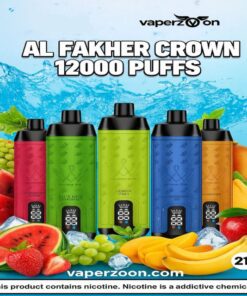 Al Fakher Crown Bar 12000 Puffs Disposable vape 5mg Big Cloud Vape