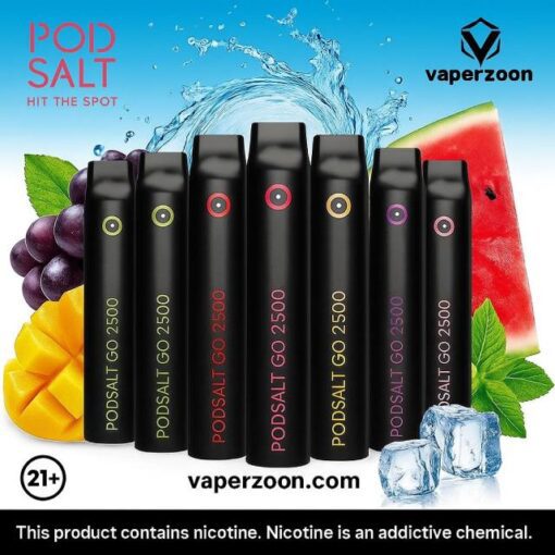 Buy PodSalt Go 2500 Puffs Disposable Vape Pen