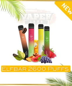 ELFBAR 2600 Puffs 20mg Disposable Vape