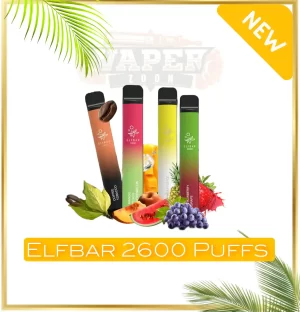 ELFBAR 2600 Puffs 20mg Disposable Vape