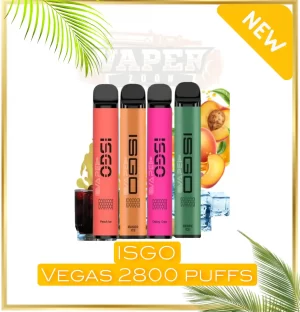 Isgo Vegas 2800 Puffs Disposable Vape