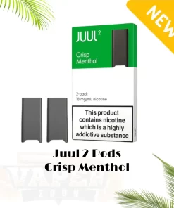 Juul 2 Pods Crisp Menthol – 18 Mg