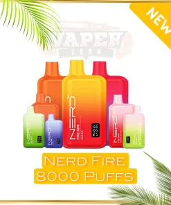 Nerd Fire 8000 Puffs 2% Disposable Vape