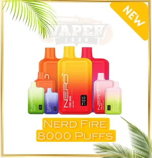 Nerd Fire 8000 Puffs 2% Disposable Vape