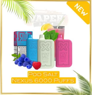 Pod Salt Nexus 6000 Puffs 20MG Disposable Vape