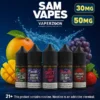 Sam Vapes Salt Nic 30ml E-Liquid 30mg & 50mg