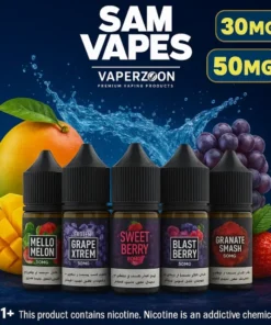 Sam Vapes Salt Nic 30ml E-Liquid 30mg & 50mg
