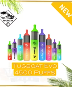 Tugboat EVO 4500 Puffs 850mAh Disposable Vape Device