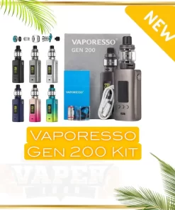 VAPORESSO GEN 200 MOD KIT 8ML ITANK AND DUAL-BATTERY BOX MOD