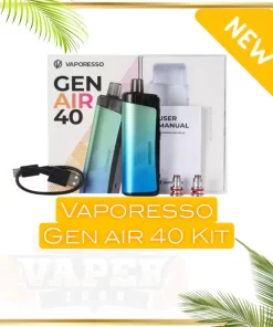 VAPORESSO GEN AIR 40 POD KIT 1800MAH BATTERY