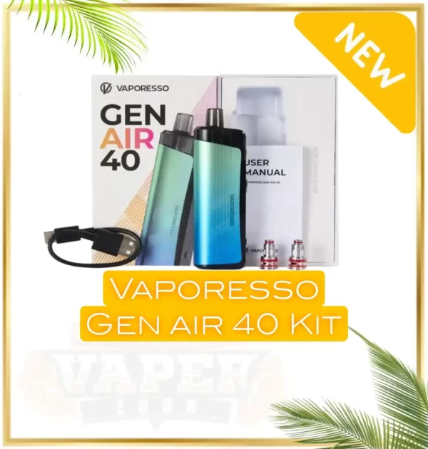 VAPORESSO GEN AIR 40 POD KIT 1800MAH BATTERY