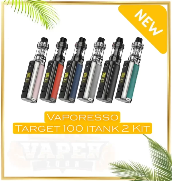 VAPORESSO TARGET 100 iTANK 2 VAPE MOD KIT 100W