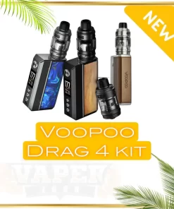 VOOPOO DRAG 4 POD KIT 177W DUAL 18650 BATTERIES