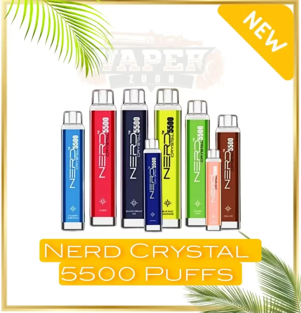 Nerd Crystal 5500 Puffs Disposable Vape