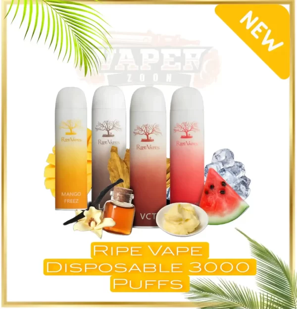 Ripe Vapes Palm 3000 Puffs Disposable Vape