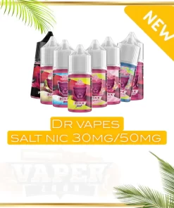 Dr Vapes Panther Series Salt Nic Vape Juice 30ml offers 30mg & 50mg nicotine. 50VG/50PG.