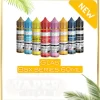 Glas Basix Series vape juice: 60ml bottle, 3mg & 6mg, freebase nicotine, 70VG/30PG, verity flavors, made in USA.