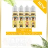 Gorilla Custard E-Liquid: 60ml bottle, 3mg nicotine, 70VG/30PG. Original Vape Juice in Banana, Strawberry & Tobacco flavors.