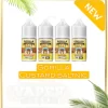 Gorilla Custard Salt Nic 30ml e-liquid 30mg & 50mg by E&B flavor: 50VG/50PG, original, banana, strawberry, & tobacco flavors