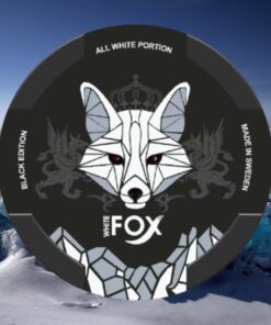 Buy White Fox Nicotine Pouches BLACK