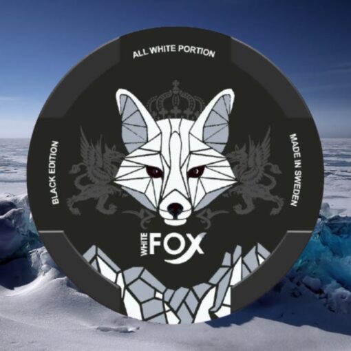 Buy White Fox Nicotine Pouches BLACK