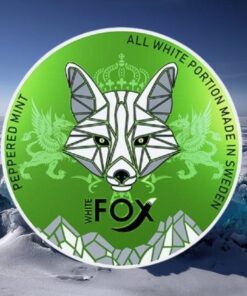 Buy White Fox Nicotine Pouches PEPPERED MINT