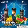 MFU Shisha X1 40000 Puffs Disposable Vape Big Clouds In Dubai