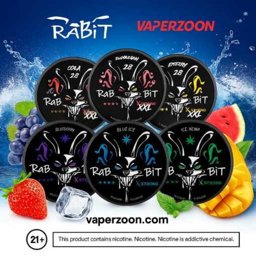 Rabbit Extreme Nicotine Pouches Dubai | Tobacco-Free, Fresh & Discreet