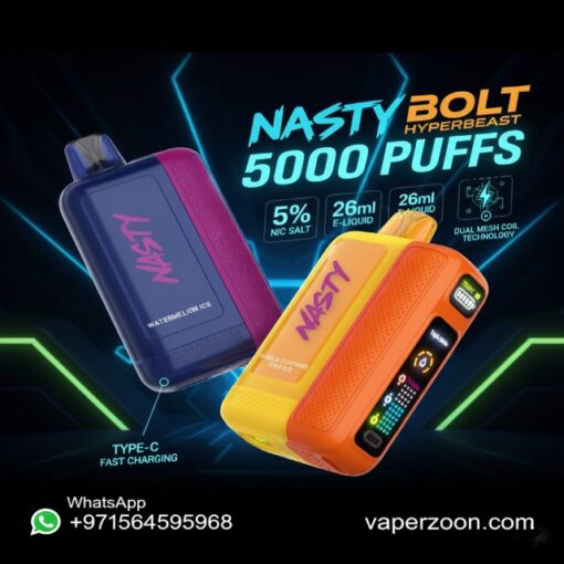 Buy NASTY BOLT HYPERBEAST 50000 Puffs in Dubai