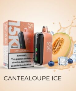Pod Salt 15000 Puffs Disposable Vape 20mg Cantaloupe Ice