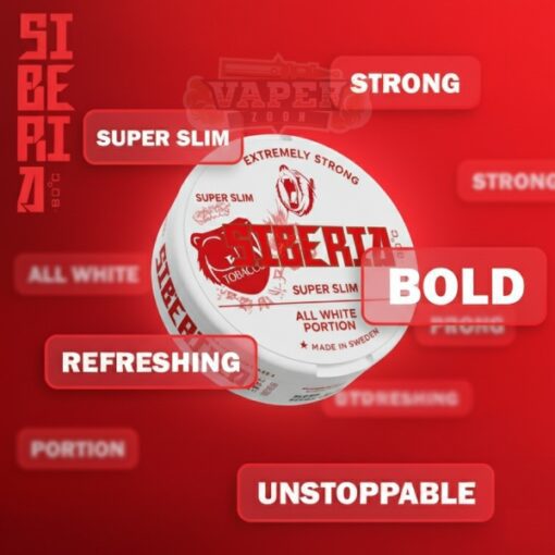 SIBERIA -80 Super Slim All White Portion