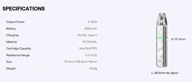 OXVA XLIM GO 2 Pod System