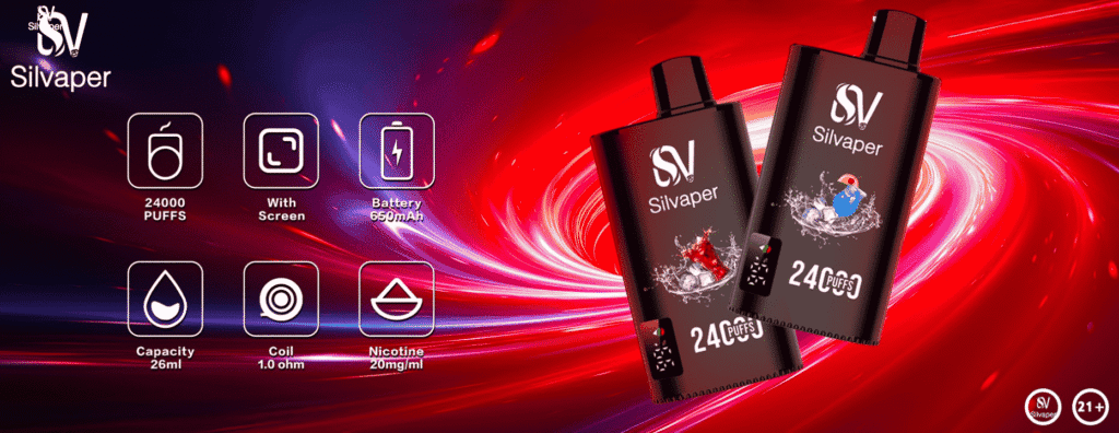 SILVAPER 24000 PUFFS DISPOSABLE